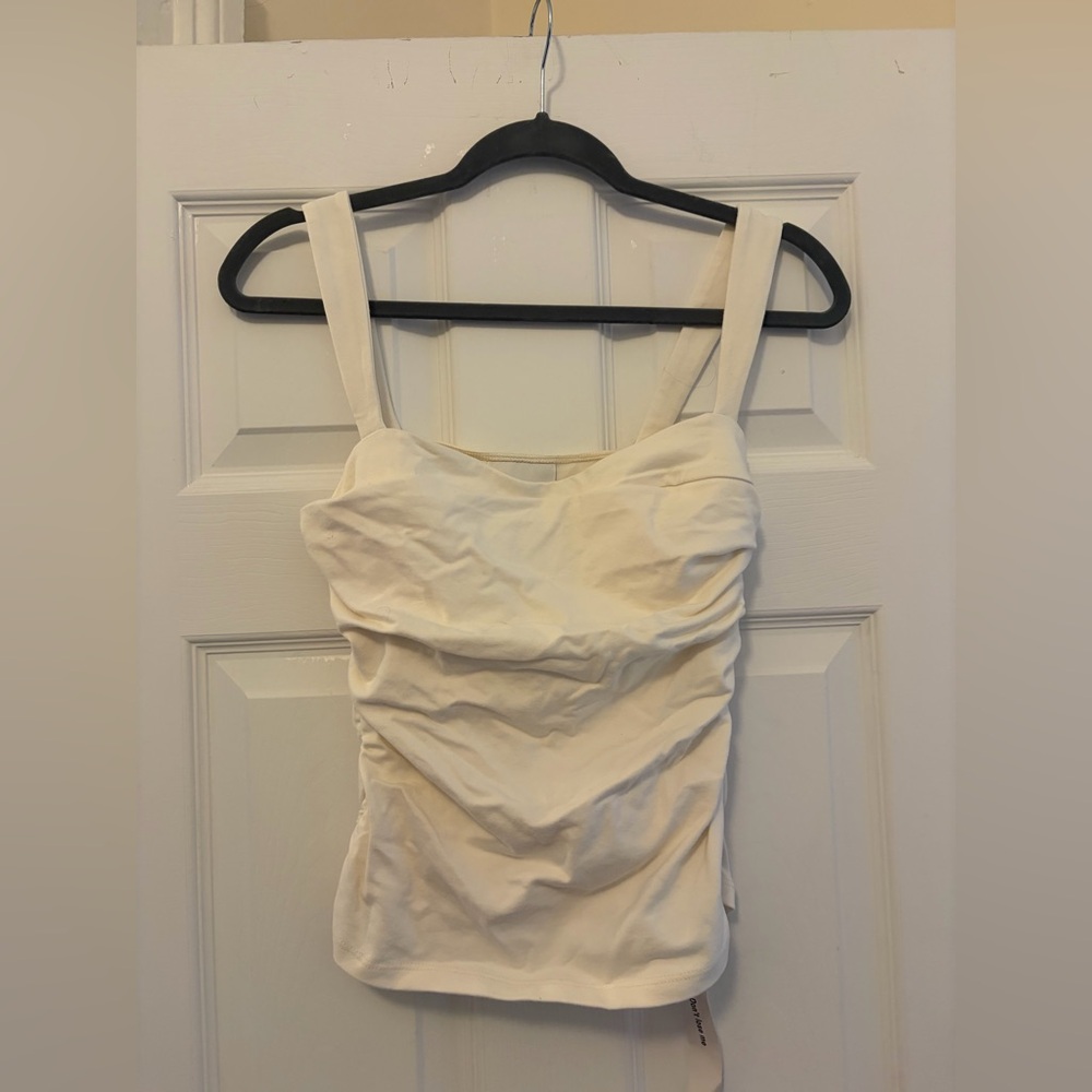 Reformation Cream Tank Top/ Bralette Top
